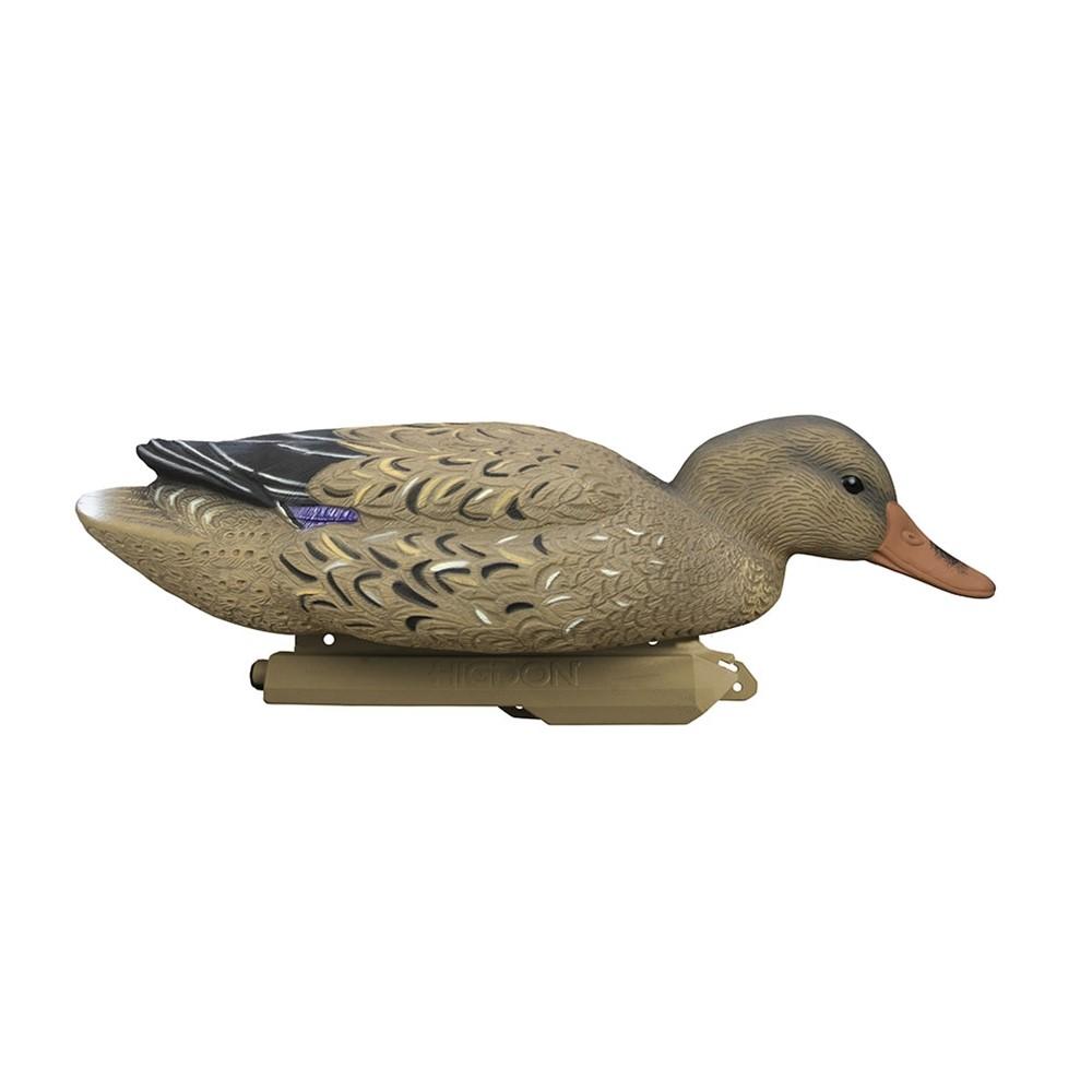 Higdon Outdoors Battleship Mallard Flocked Heads 6pk