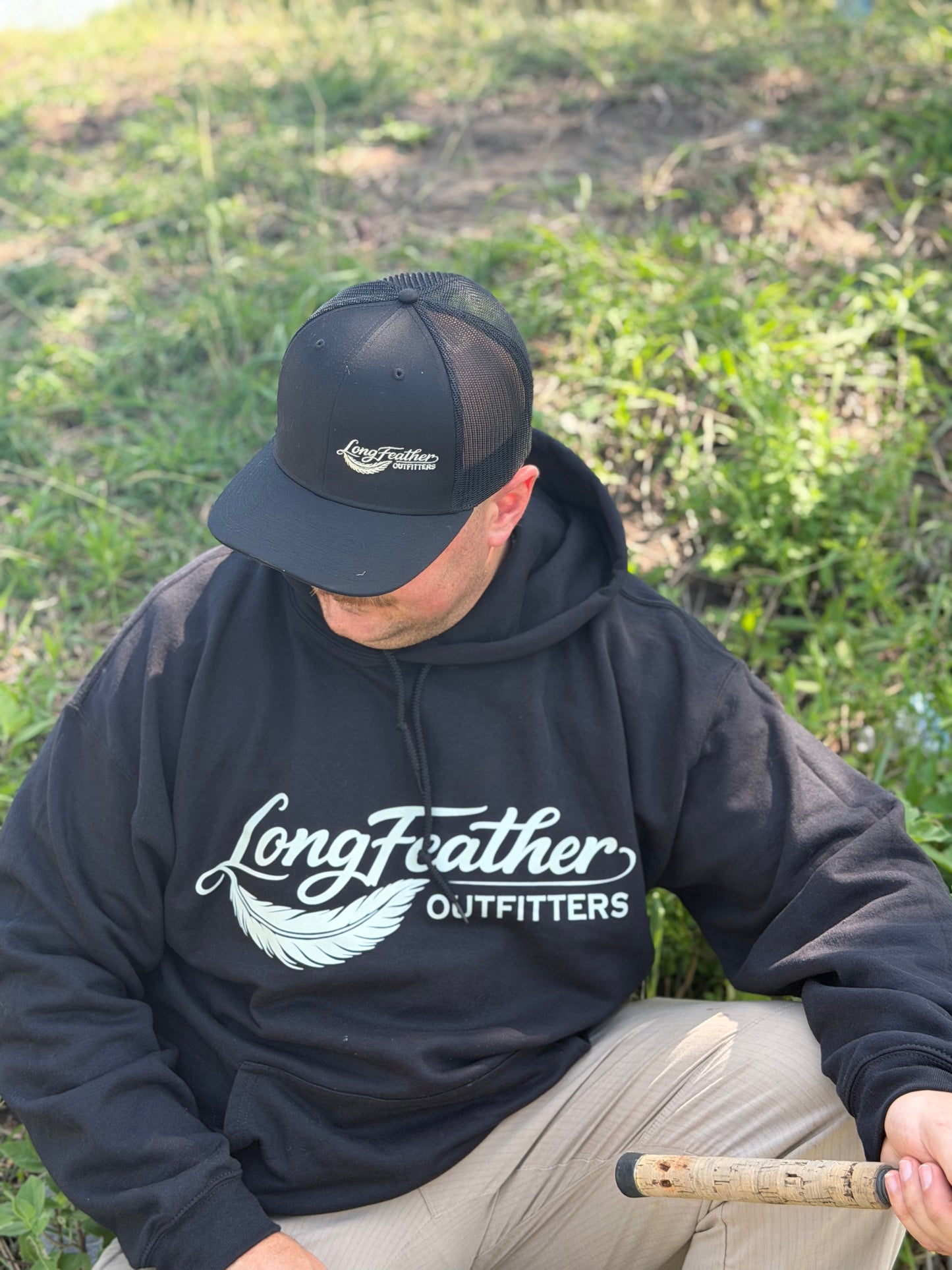 Offset LongFeather Logo Trucker Cap