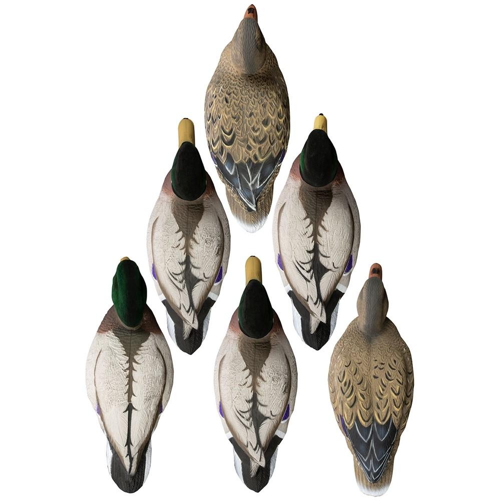 Higdon Outdoors Battleship Mallard Flocked Heads 6pk