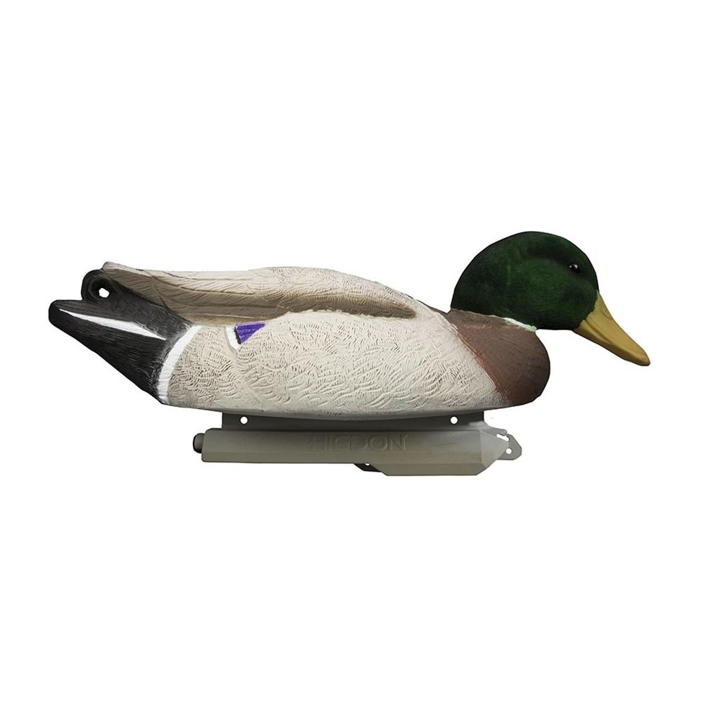 Higdon Outdoors Battleship Mallard Flocked Heads 6pk
